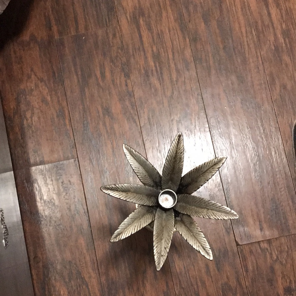 Palm tree candle holder metal - Picture 6 of 6